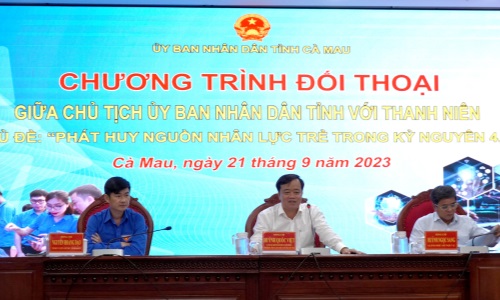 Cà Mau: Chủ tịch UBND tỉnh đối thoại với thanh niên